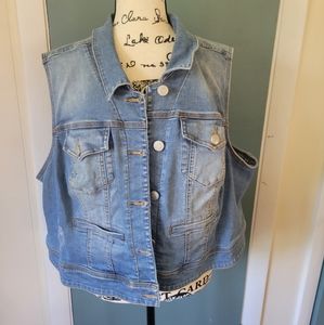 Lane Bryant Women's Plus Size 26 Senim Vest EucItem is in excellent condition